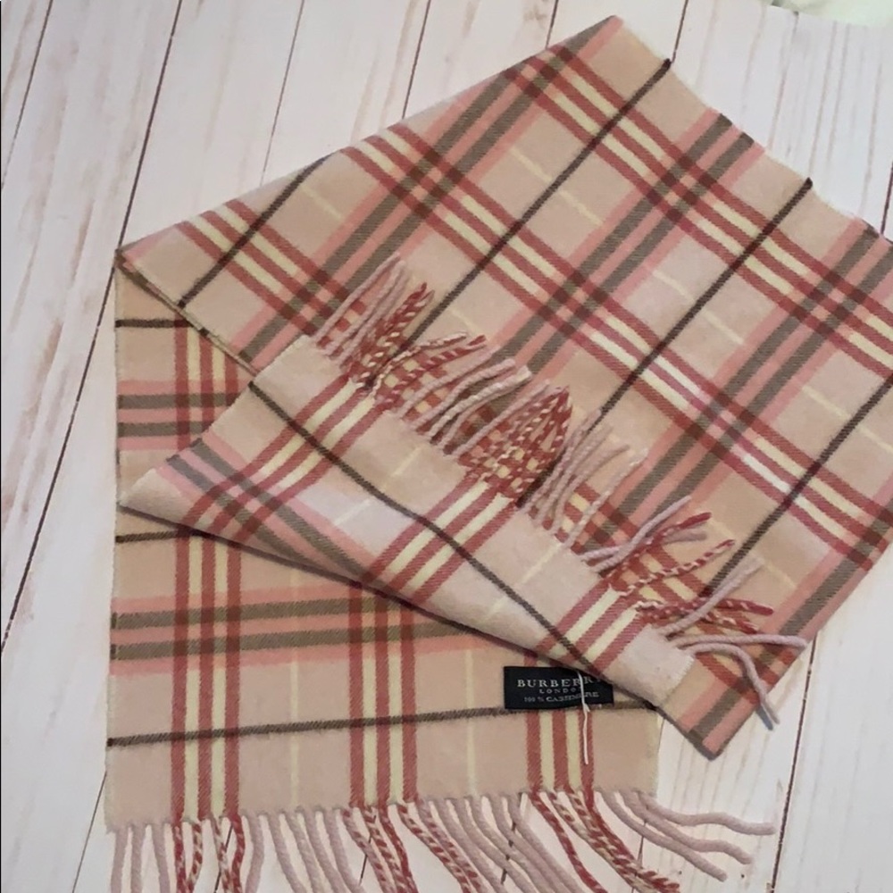 💯 Burberry 100% Cashmere Scarf